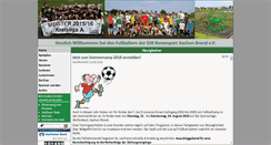 Desktop Screenshot of fussball.rasensport-brand.de