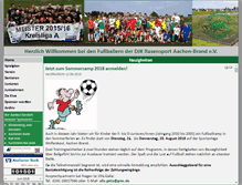 Tablet Screenshot of fussball.rasensport-brand.de
